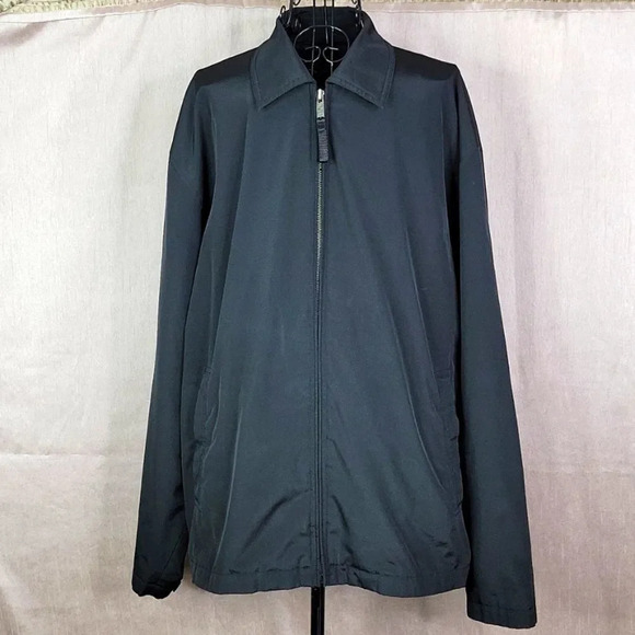 CLAIBORNE POLY TECH Men's Black Jacket Medium - Picture 1 of 8